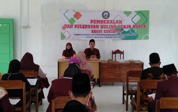 STISDA Lampung Tengah, Bekali Mahasiswa KKN KS Peduli Covid-19