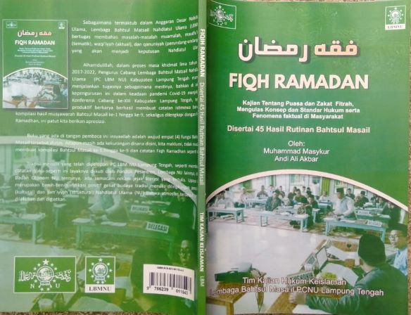 RESENSI BUKU : Fiqh Ramadhan dan Bahtsul Masail NU Dalam Multi Perspektif Tema Aktual