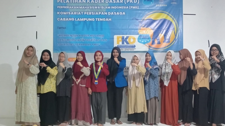 PMII Komisariat Persiapan  STISDA Lampung Tengah Gelar PKD